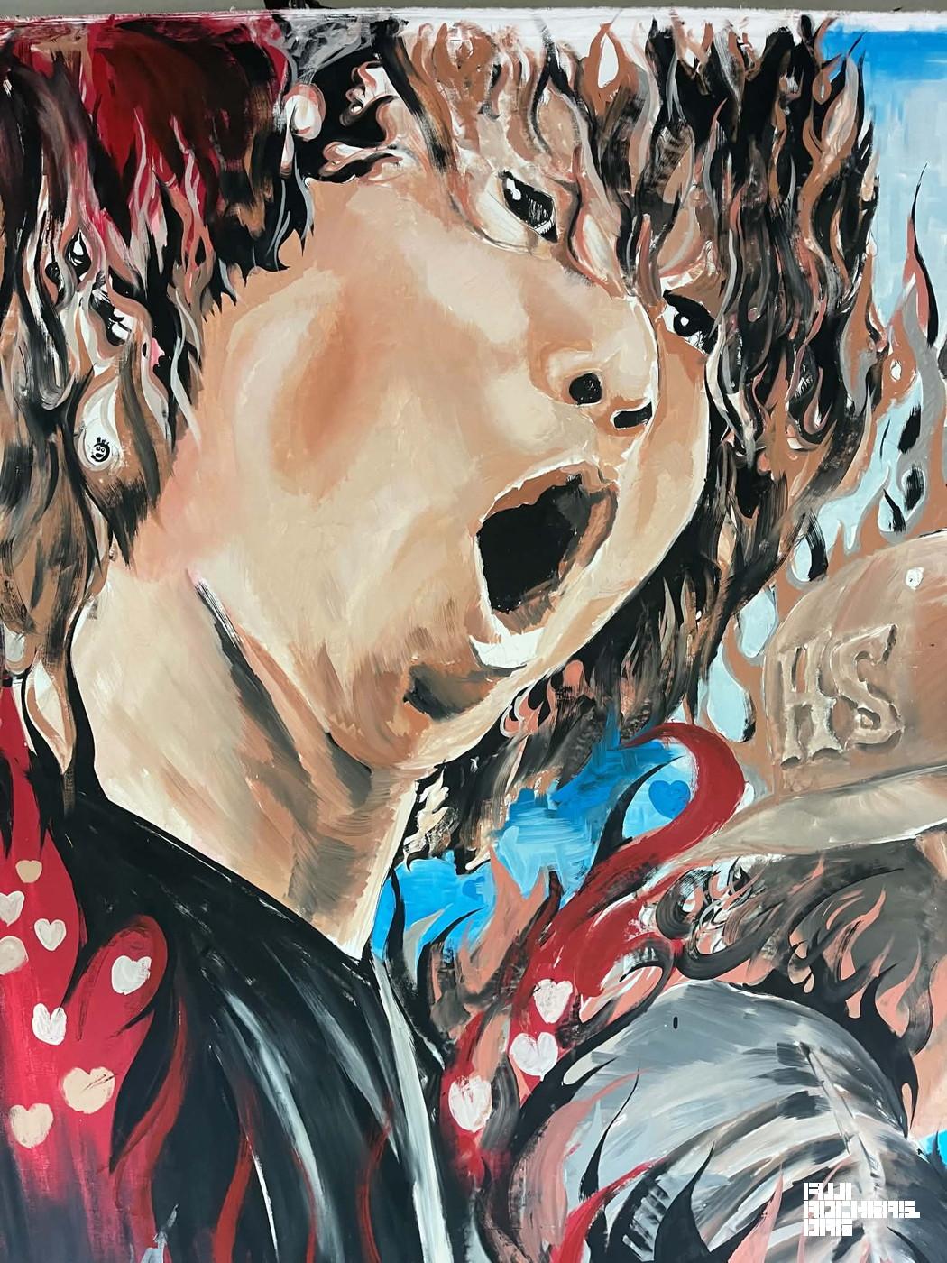 完成!ハイスタのライブペインティング