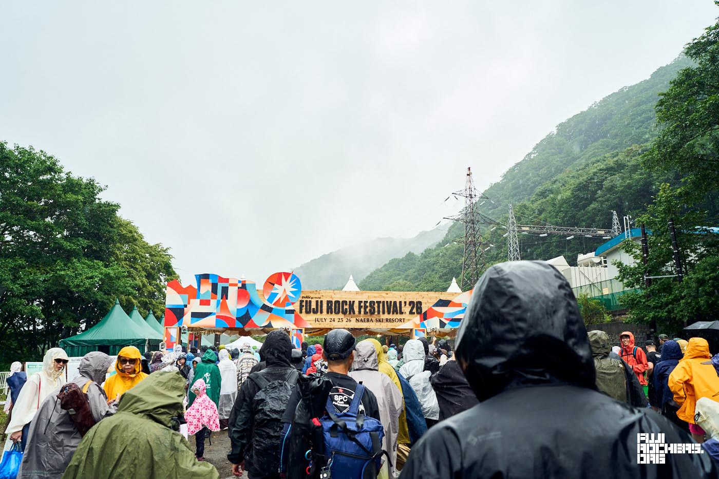 フジロックの洗礼?