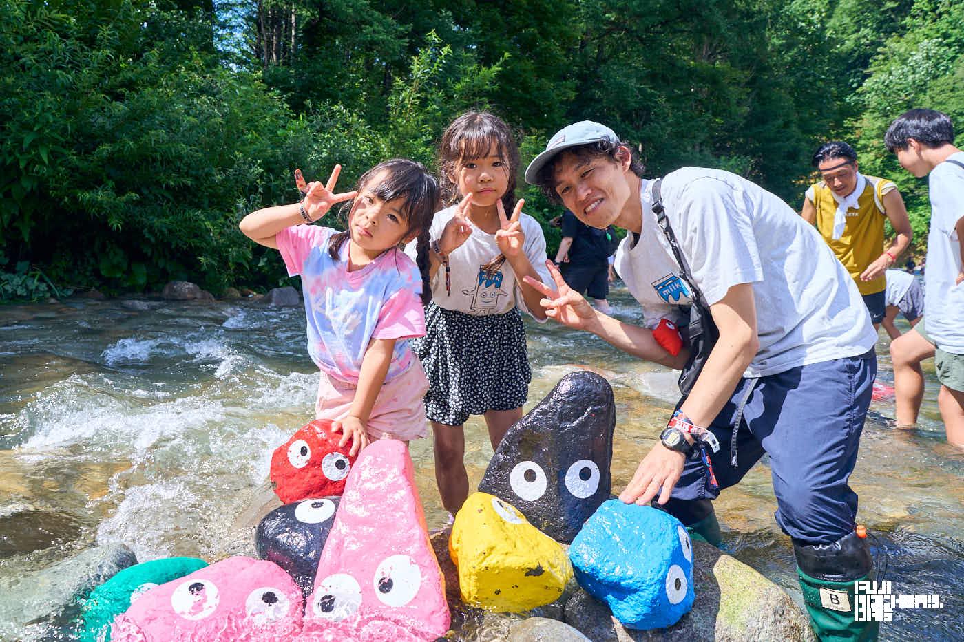 川に入ってみた