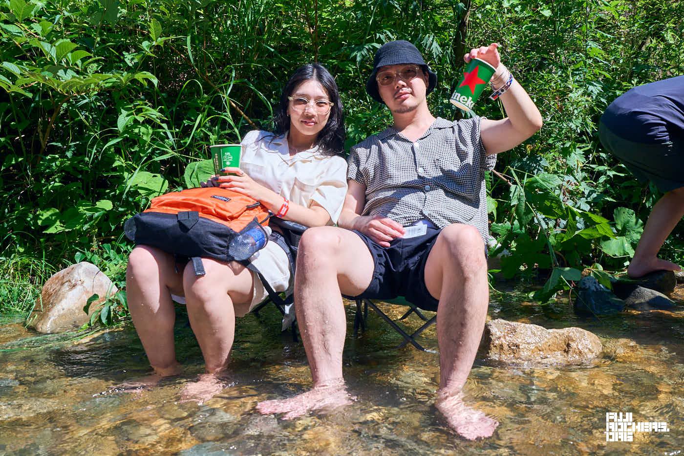 川に入ってみた