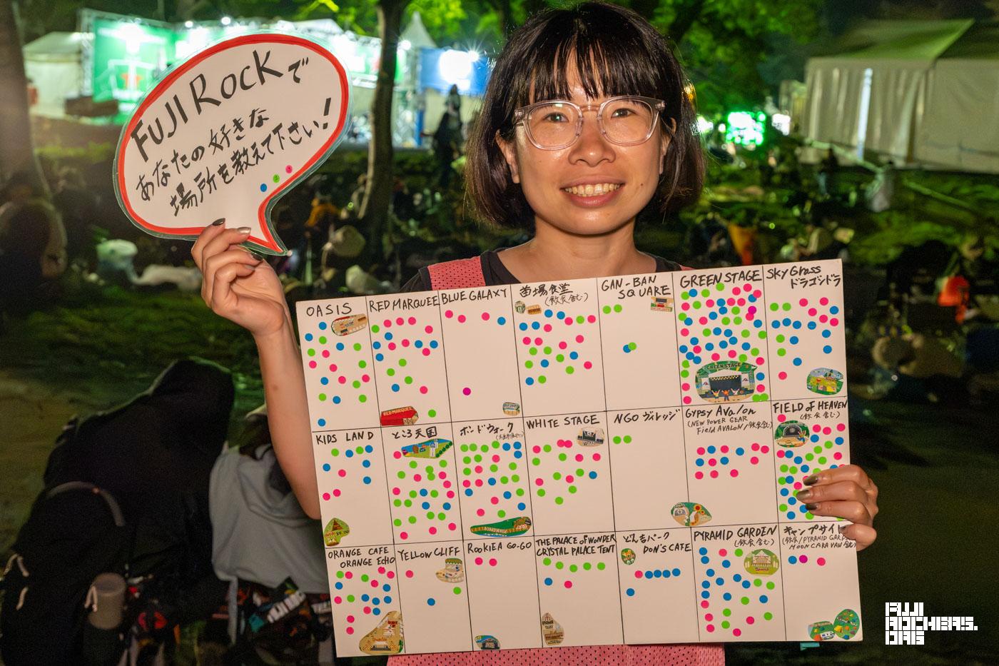 FUJI ROCKであなたの好きな場所を教えて下さい！ #44