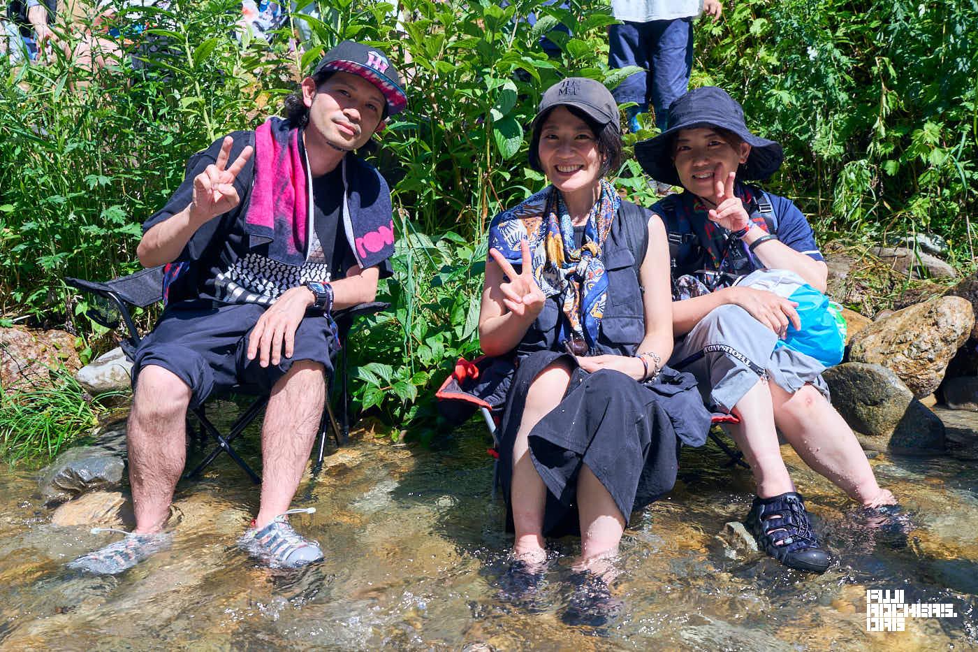 川に入ってみた