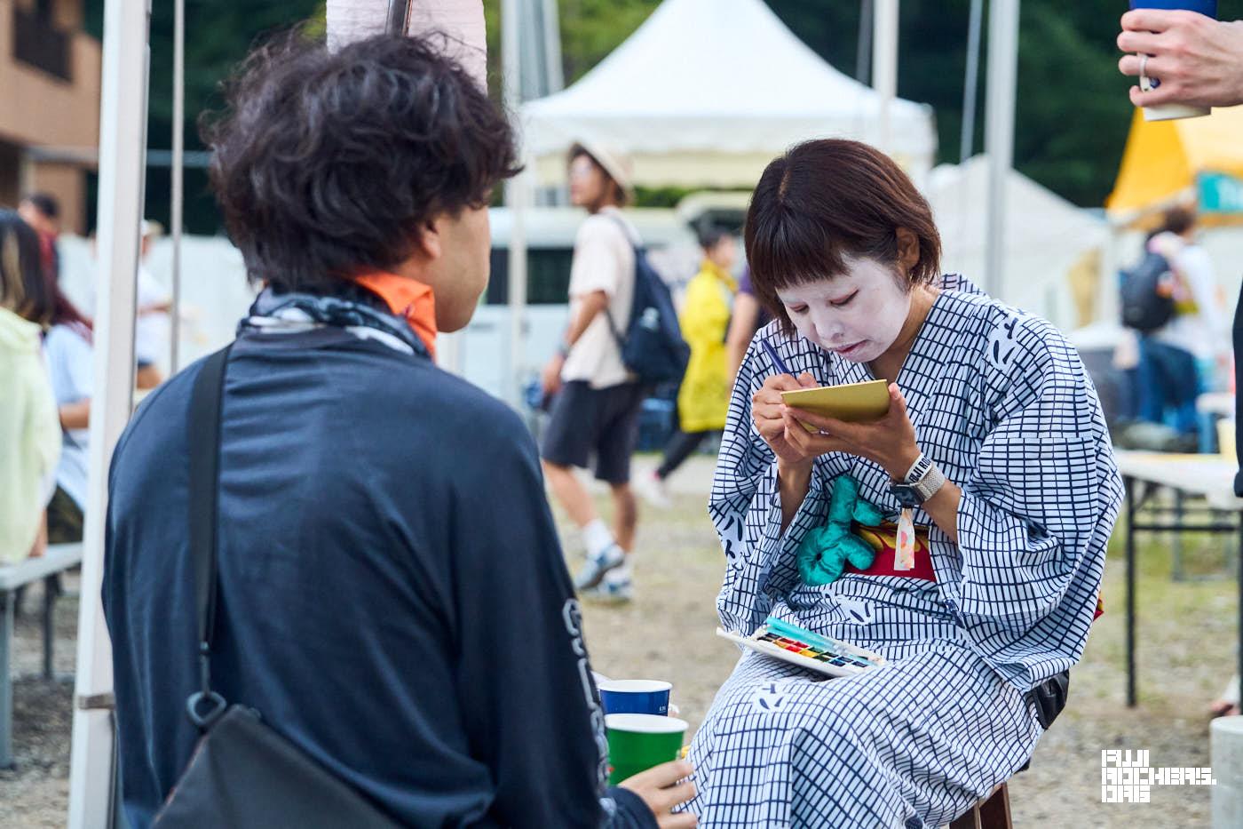 イエロークリフでお出迎え