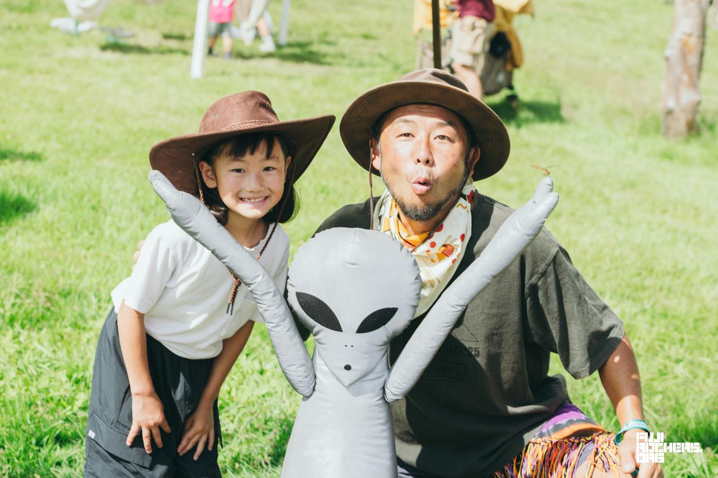 ピラミッドガーデンの宇宙人と！