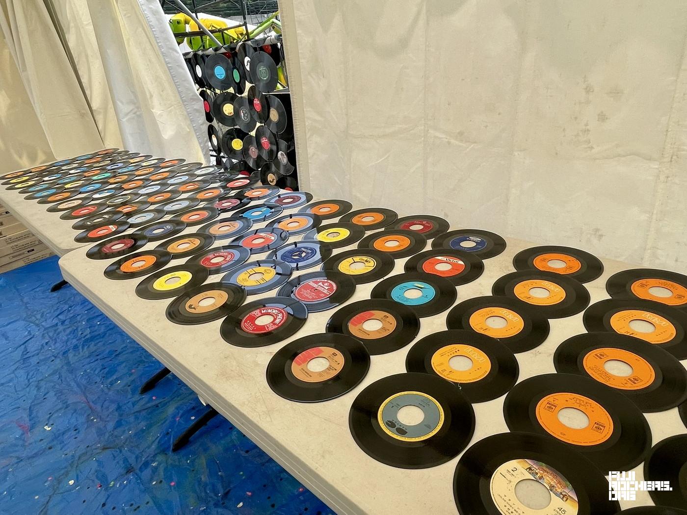 大量のレコード！