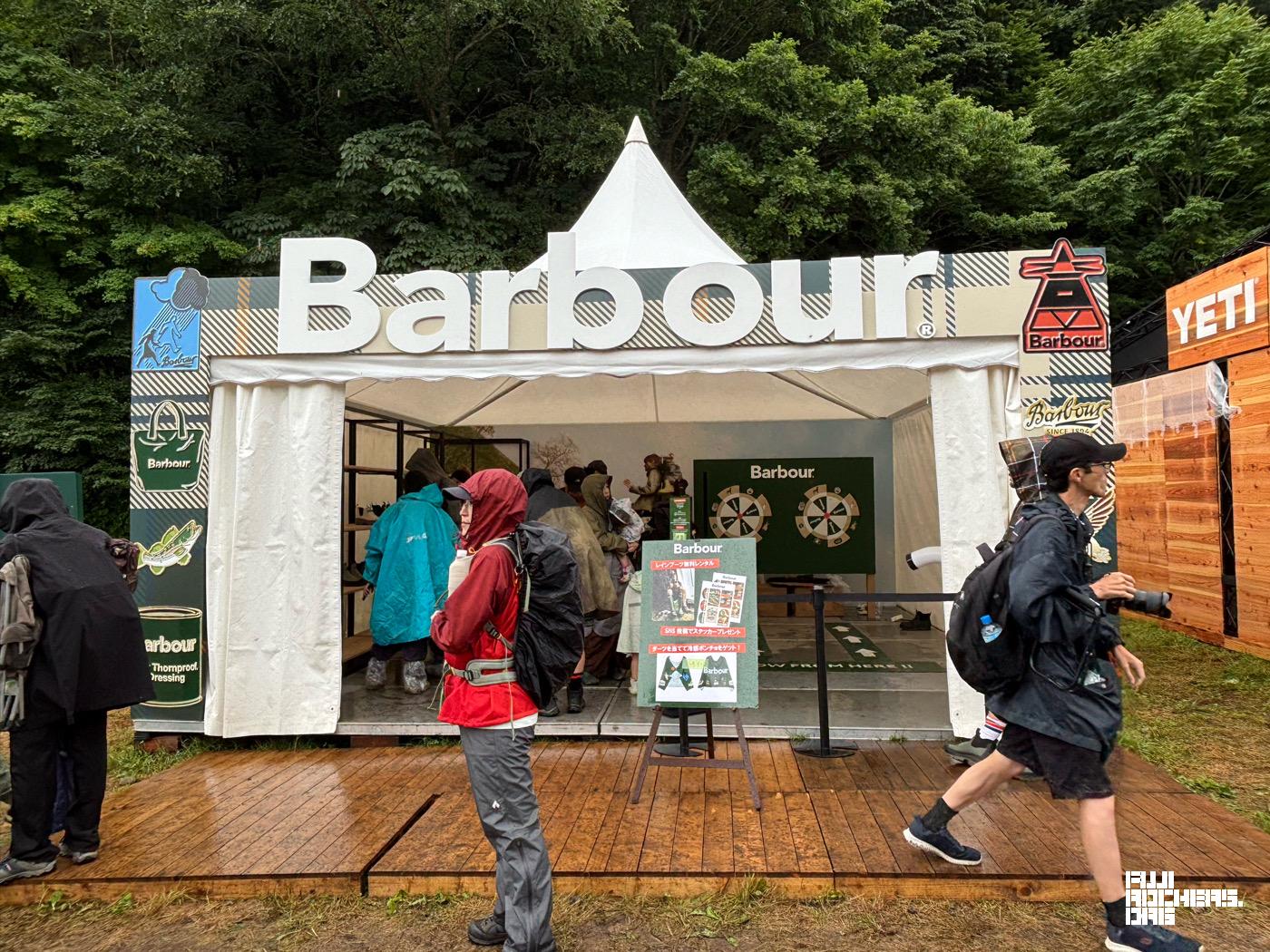 Barbourでレインブーツ無料貸し出し中！