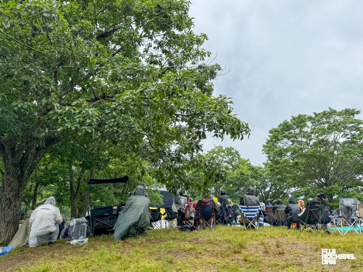 フジロックの雨