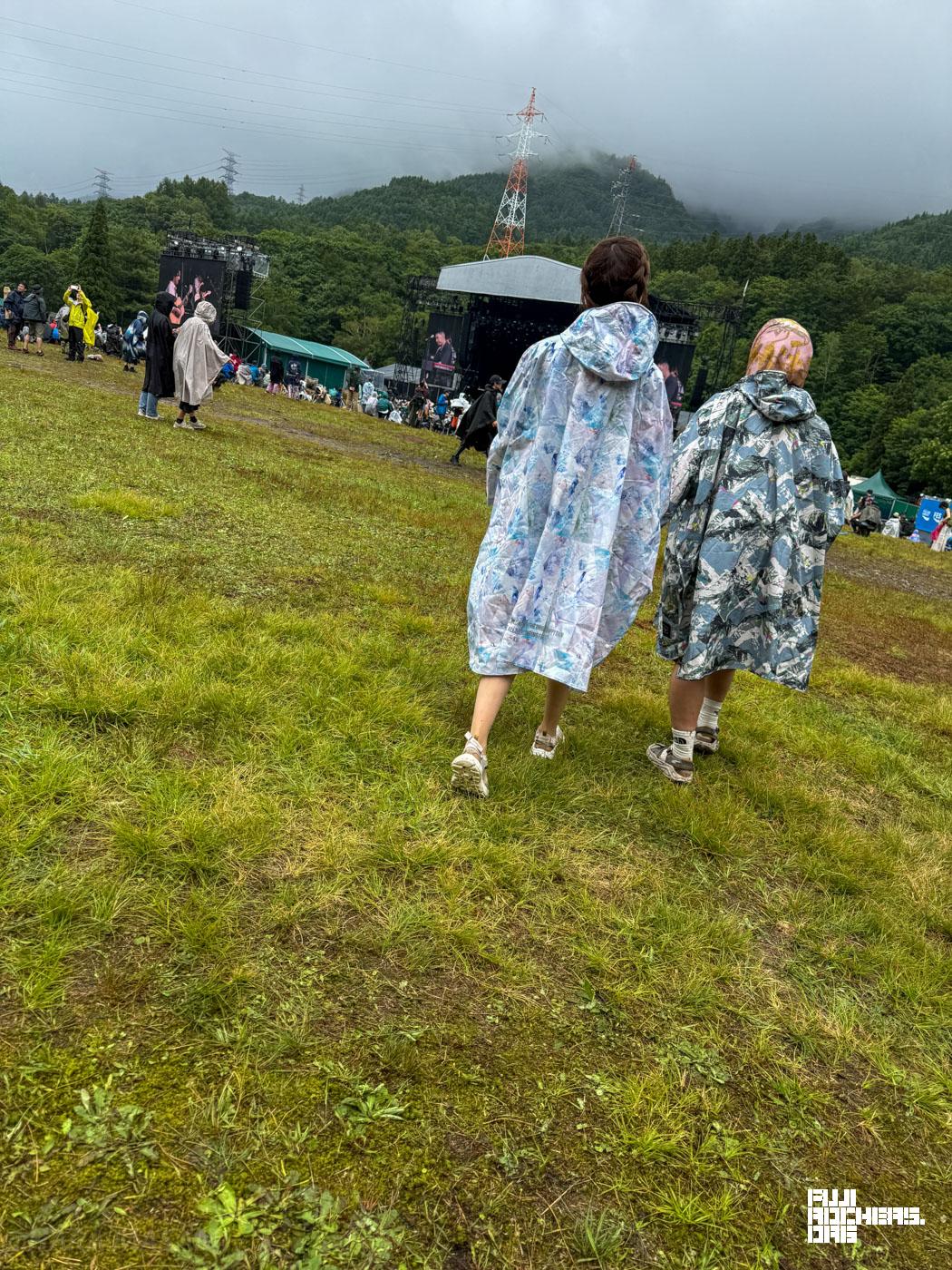 フジロックの雨