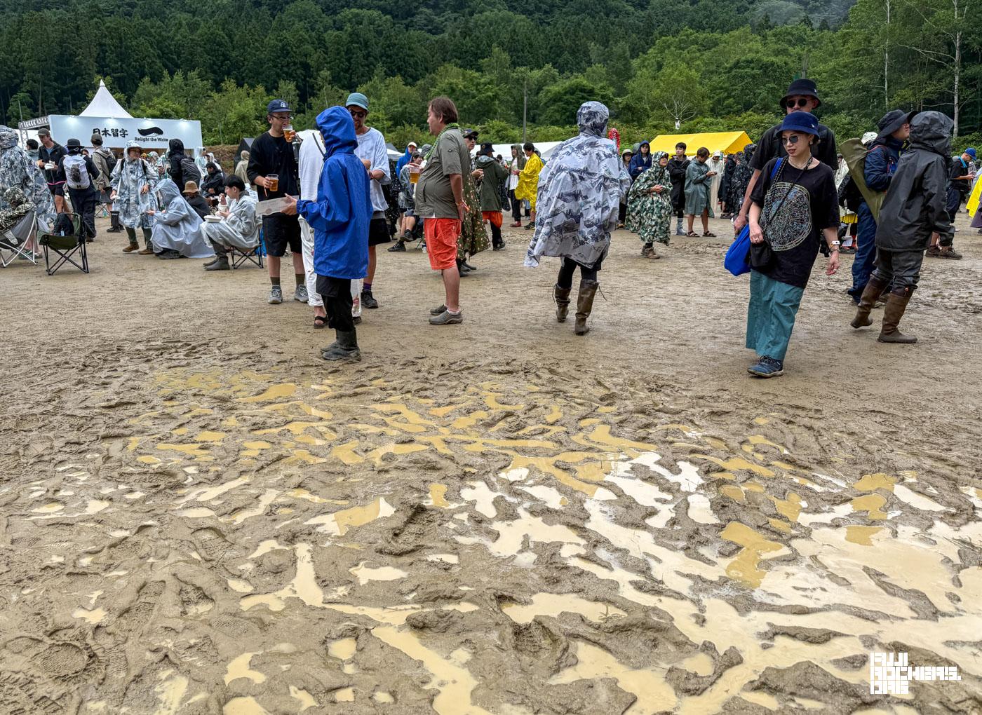 フジロックの雨