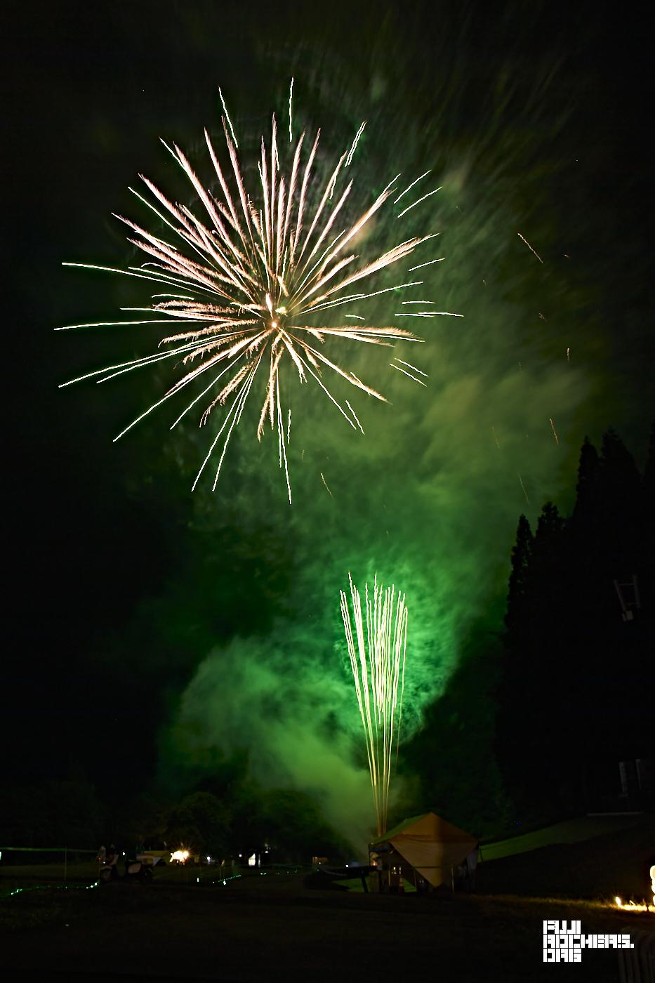 GREEN STAGEから見える花火