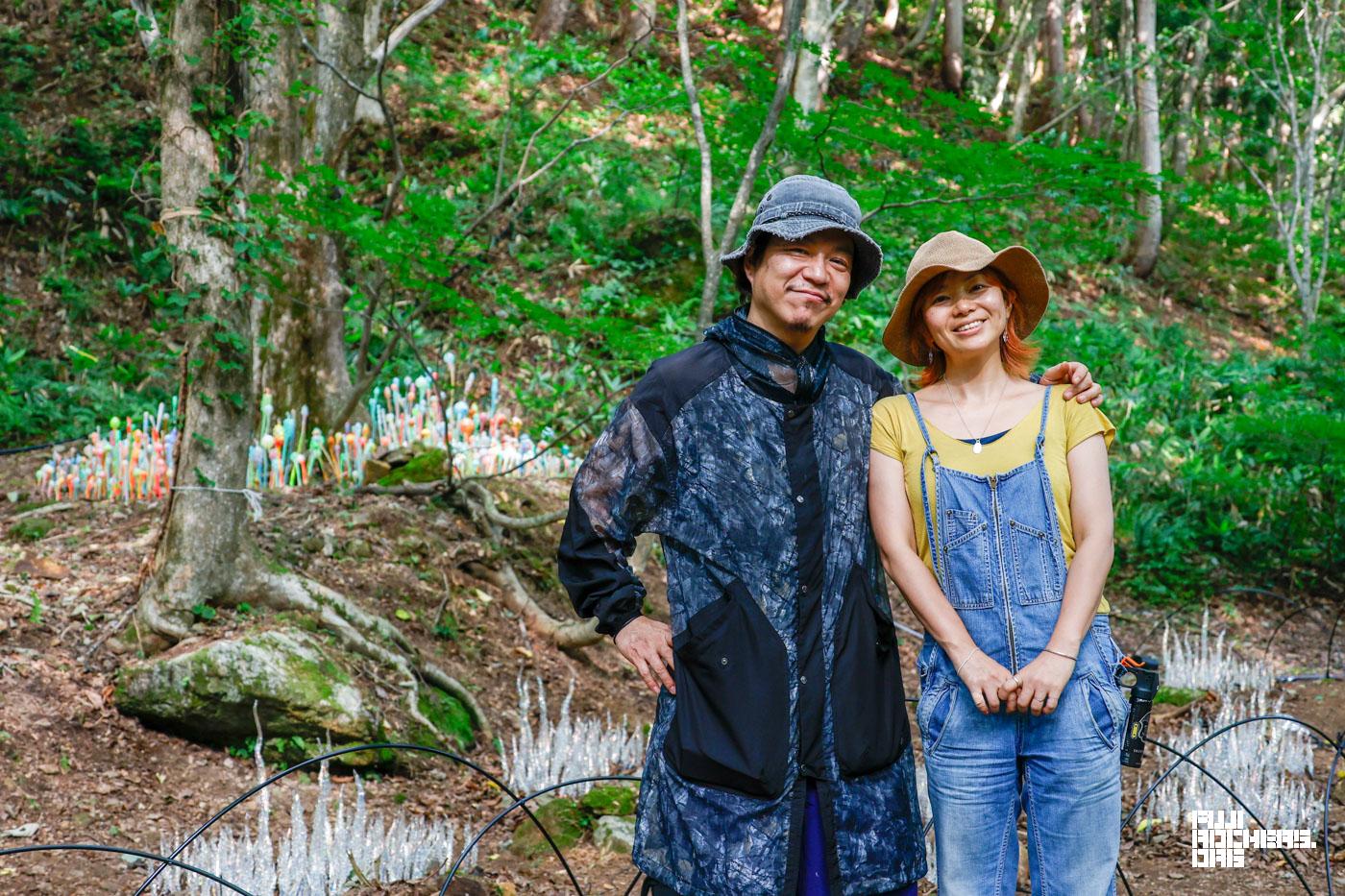 キッズランドの森のガラス装飾