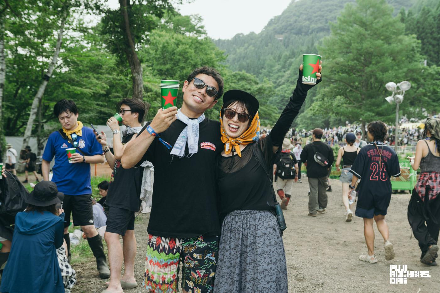 新婚旅行でFUJI ROCKへ！