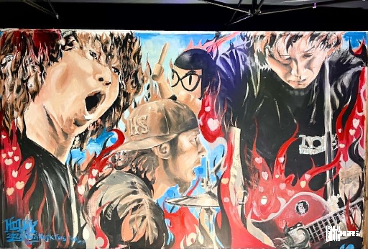 完成！ハイスタのライブペインティング